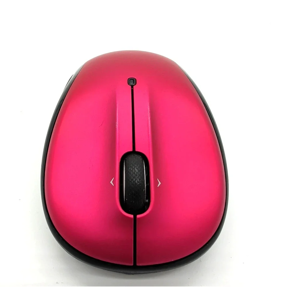 Logitech M325 Mouse Rose Red Pink 810 003137 Bluetooth Wireless w/ USB Dongle